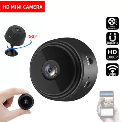 A9 Wifi Mini BLACK Camera Home Security Camera Night Vision Wireless Surveillance Camera Motion DVR Micro Camera Video small Camera Spy Camera  (1 Channel)